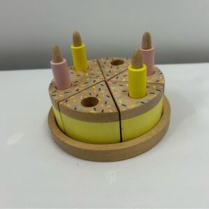 Wooden Birthday Cake Toy